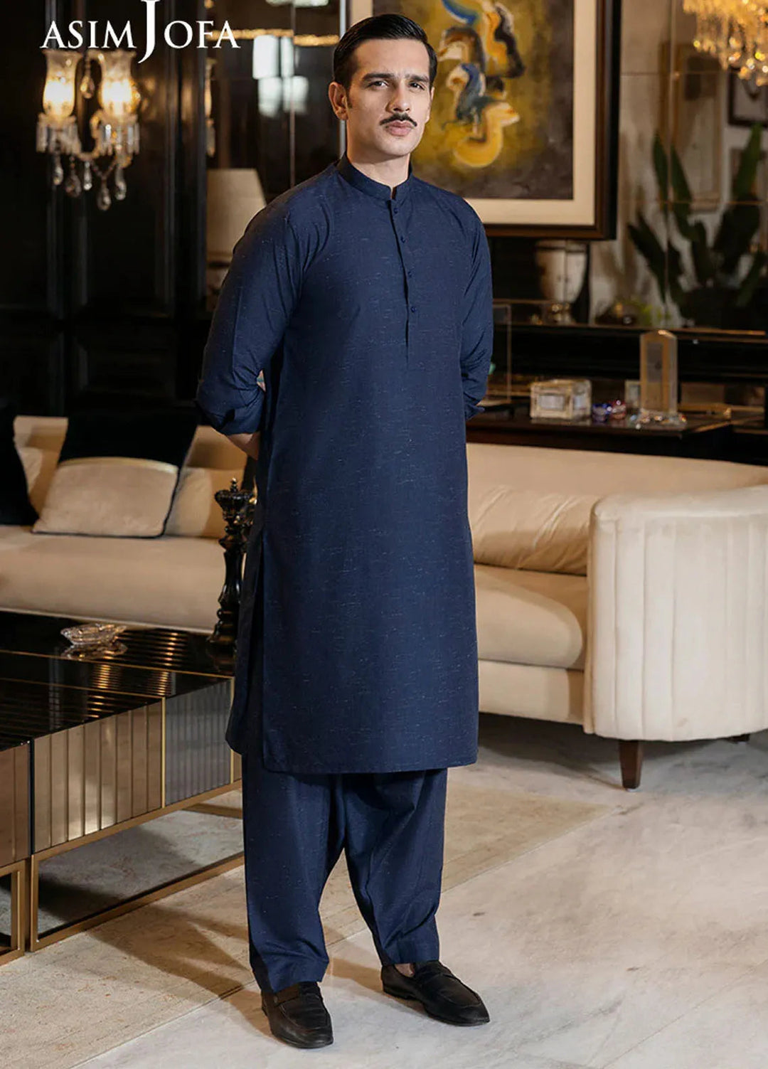 Asim Jofa Blended Mens Shalwar Kameez - AJMWP-02