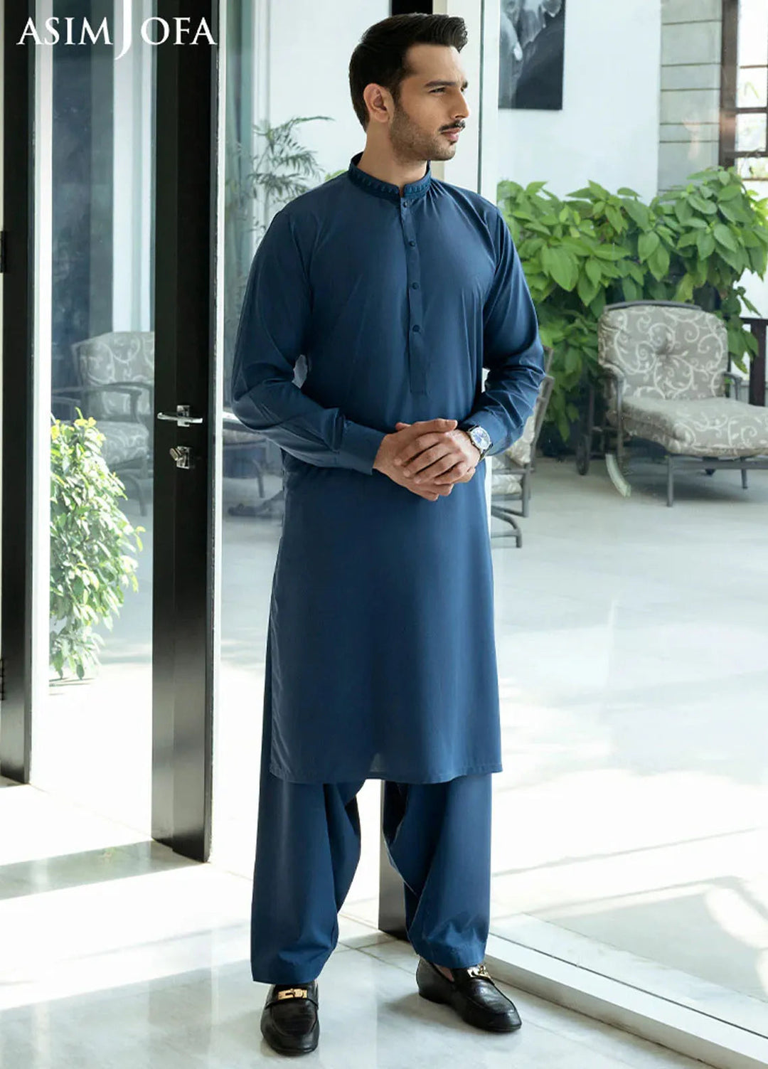 Asim Jofa Blended Mens Shalwar Kameez - AJMWP-05