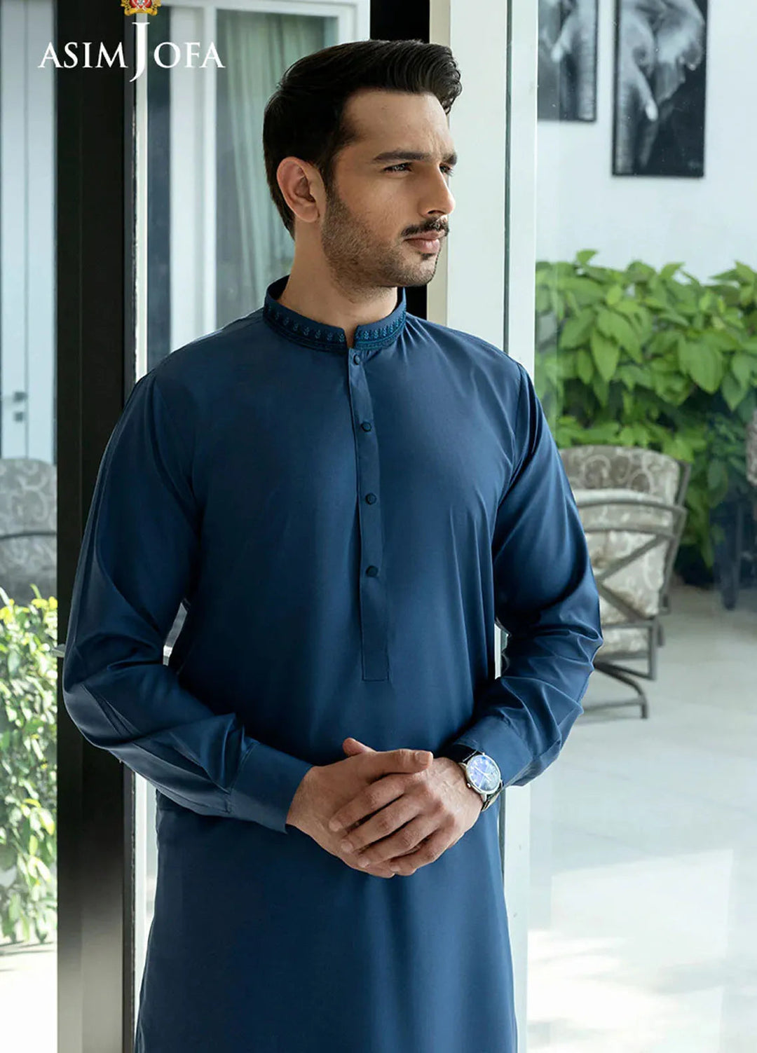 Asim Jofa Blended Mens Shalwar Kameez - AJMWP-05