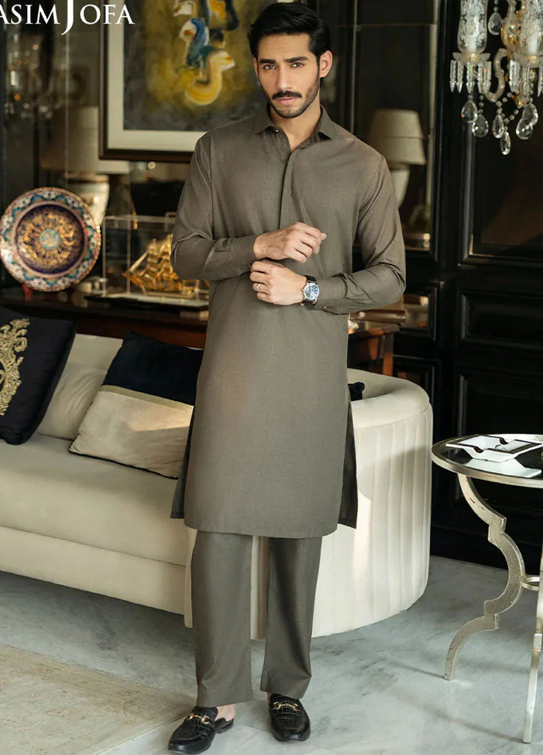 Asim Jofa Blended Mens Shalwar Kameez - AJMWU-02