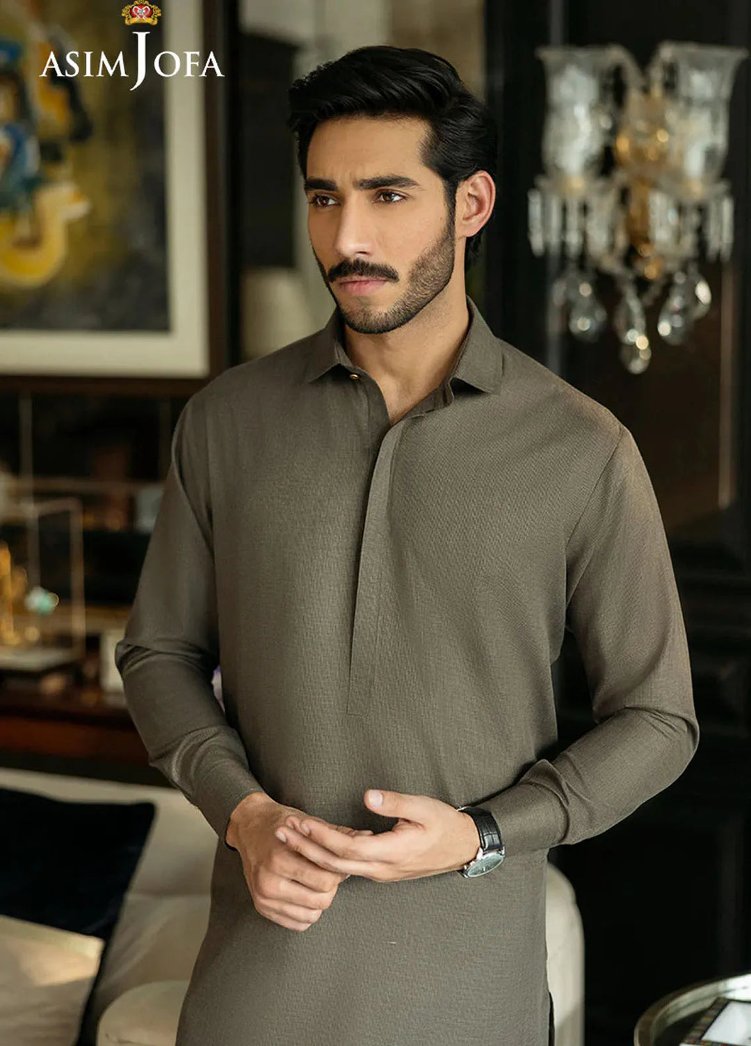 Asim Jofa Blended Mens Shalwar Kameez - AJMWU-02