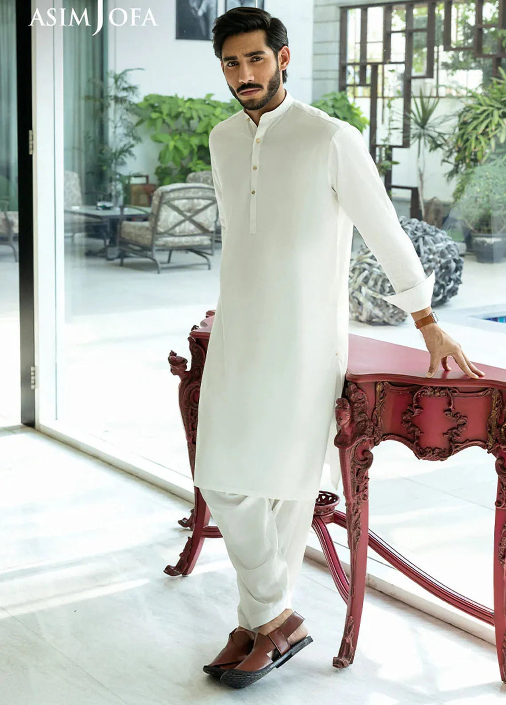 Asim Jofa Blended Mens Shalwar Kameez - AJMWU-07