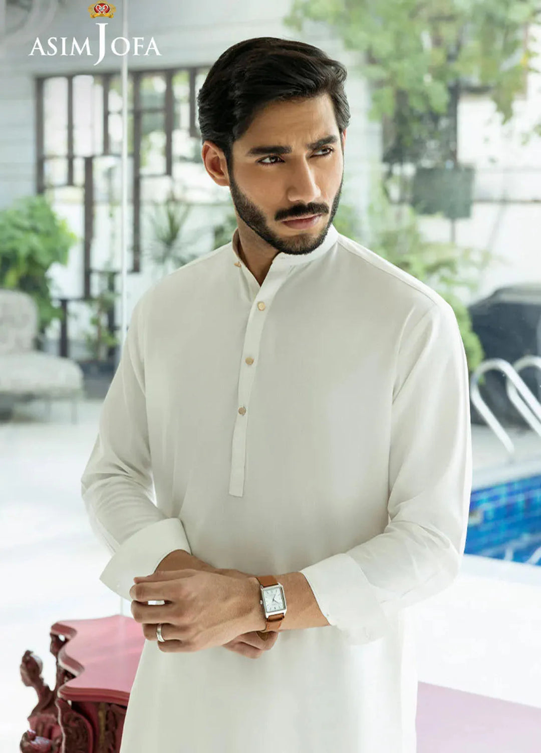 Asim Jofa Blended Mens Shalwar Kameez - AJMWU-07