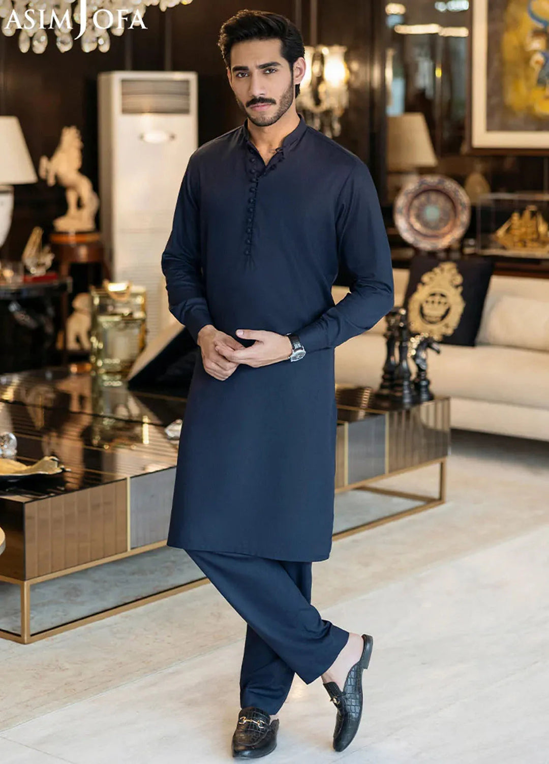 Asim Jofa Blended Mens Shalwar Kameez - AJMWU-09