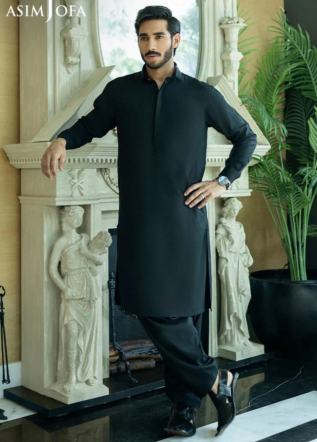 Asim Jofa Blended Mens Shalwar Kameez - AJMWU-10