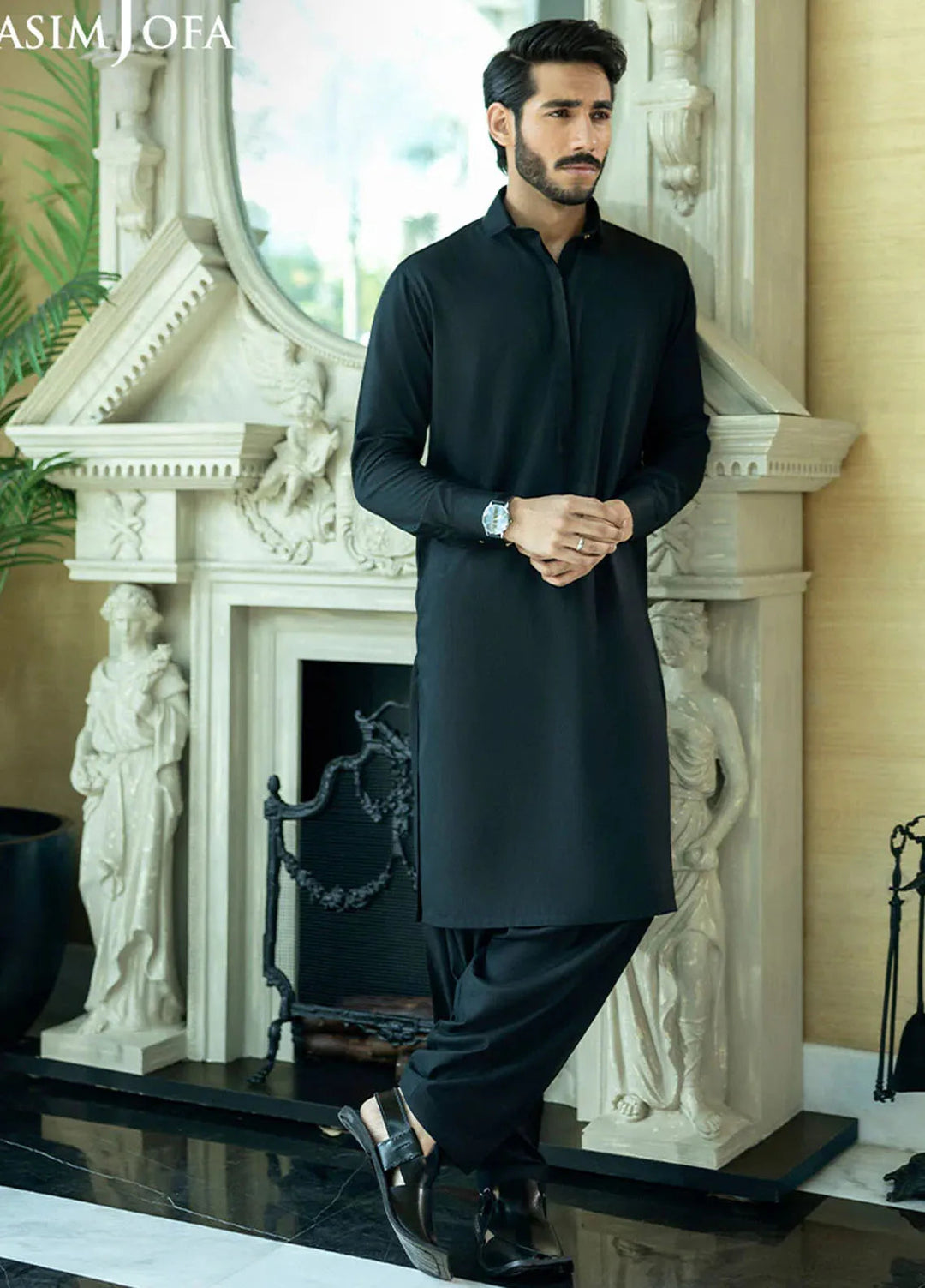 Asim Jofa Blended Mens Shalwar Kameez - AJMWU-10