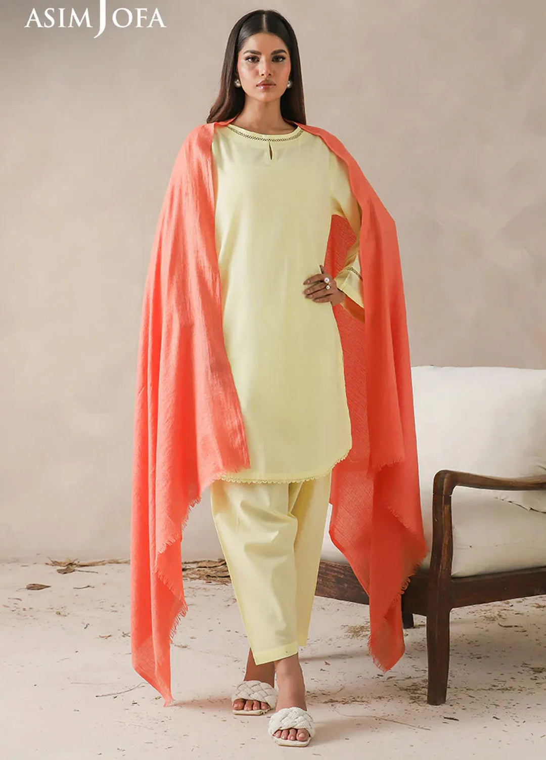 Asim Jofa Blended Shawl AJ24SC AJHS-06 - Shawl Collection