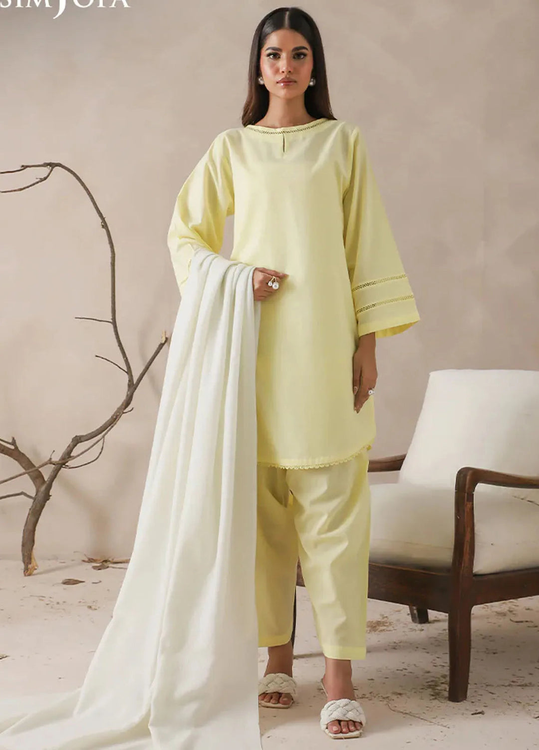 Asim Jofa Blended Shawl AJ24SC AJHS-08 - Shawl Collection