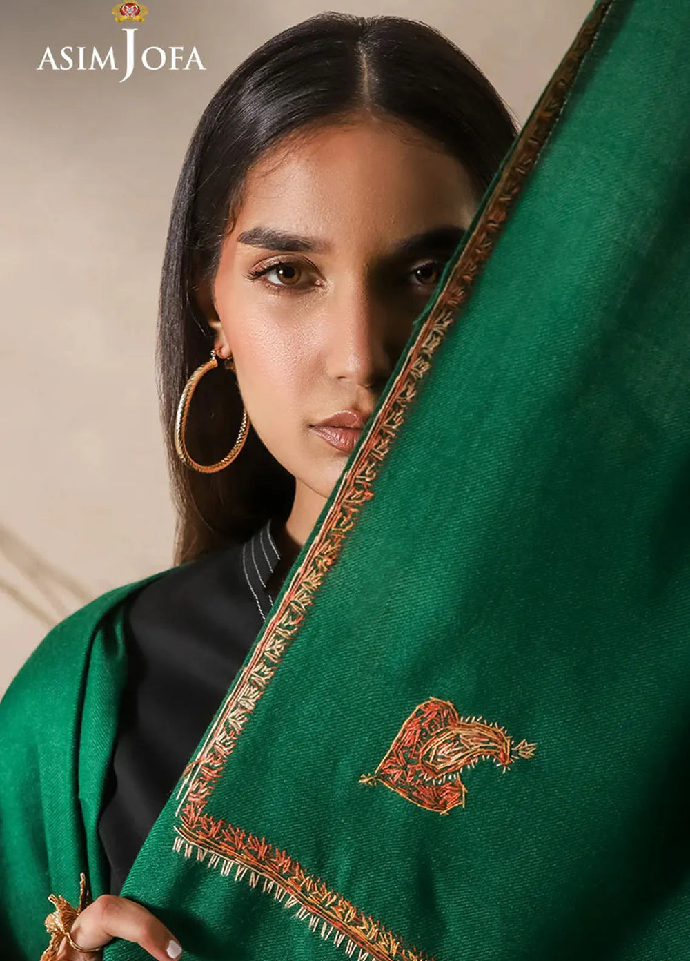 Asim Jofa Blended Shawl AJ24SC AJHS-09 - Shawl Collection