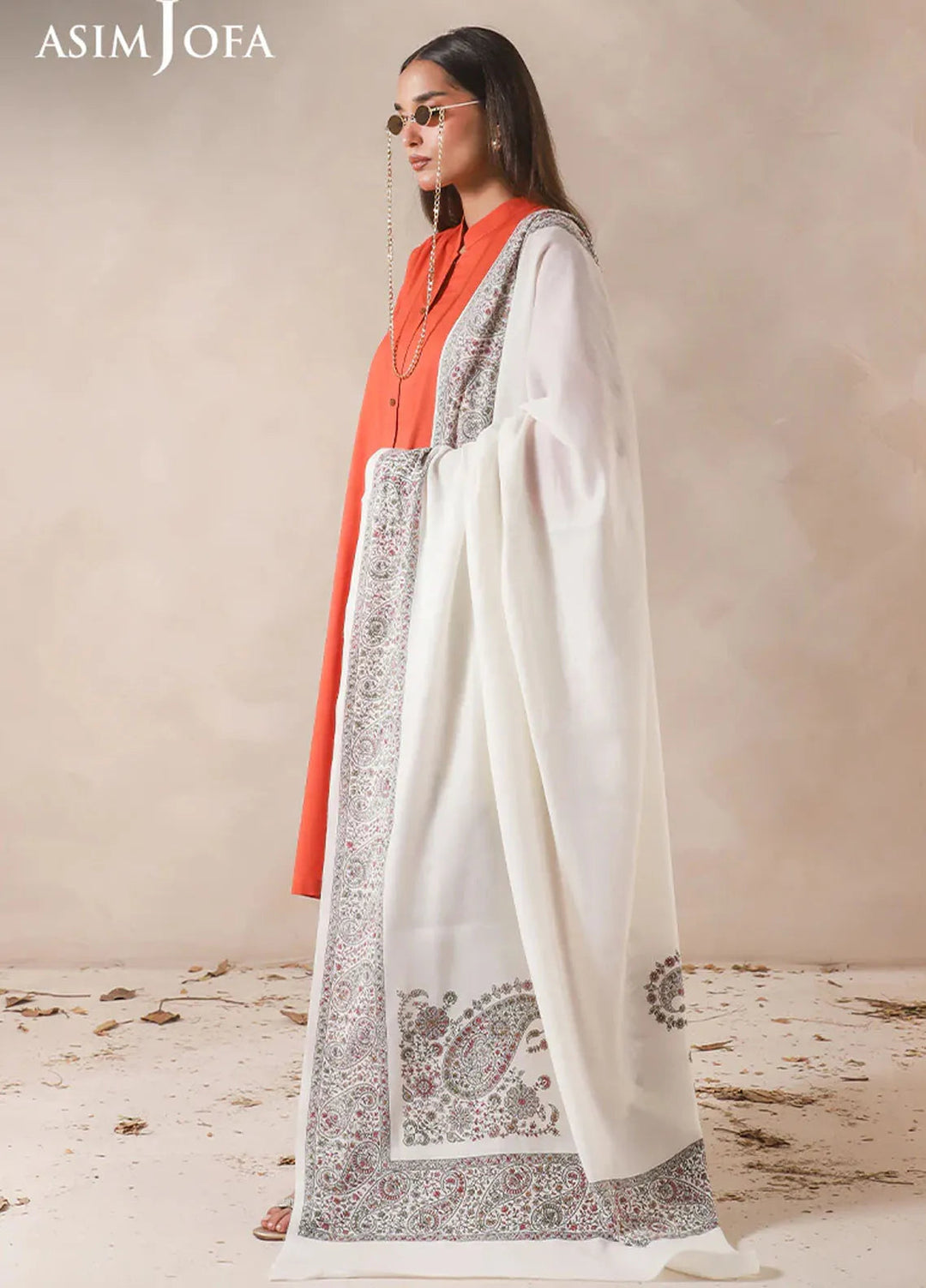 Asim Jofa Blended Shawl AJ24SC AJHS-13 - Shawl Collection