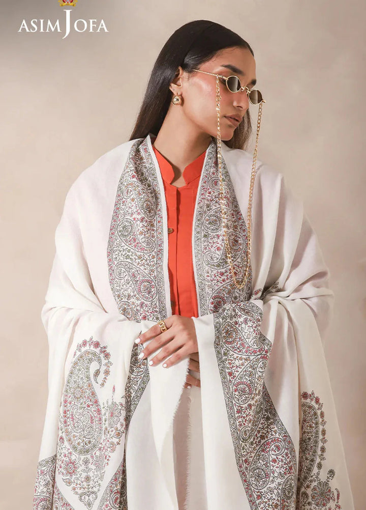 Asim Jofa Blended Shawl AJ24SC AJHS-13 - Shawl Collection