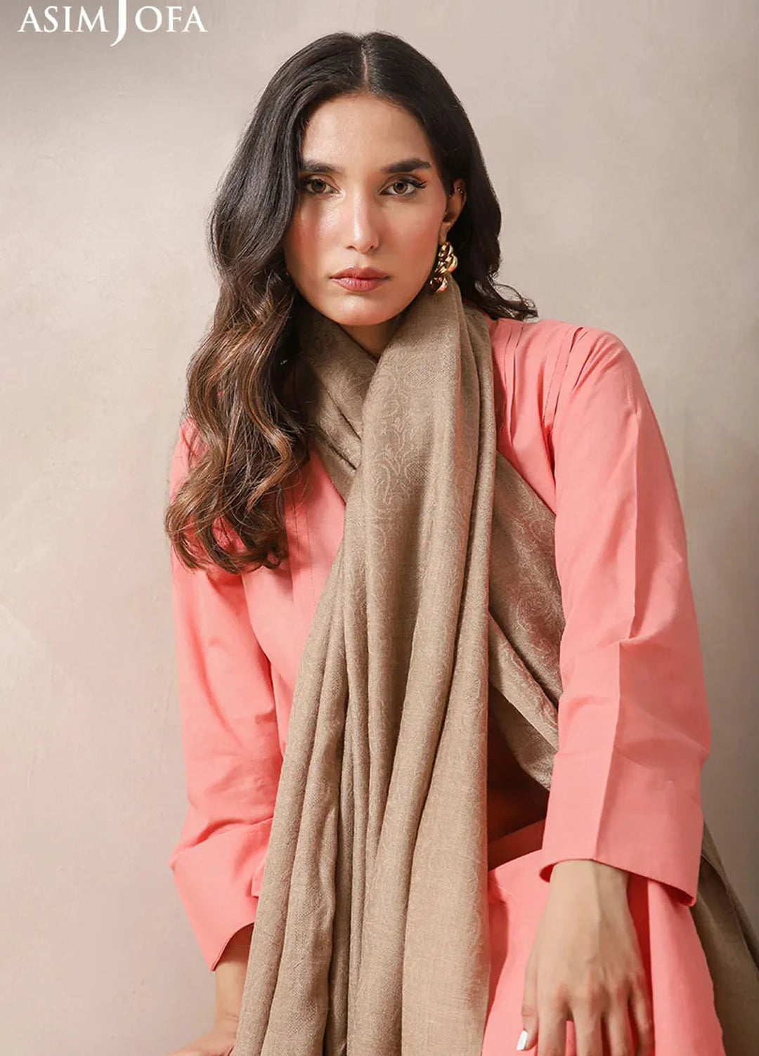 Asim Jofa Blended Shawl AJ24SC AJHS-14 - Shawl Collection