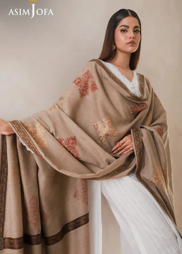 Asim Jofa Blended Shawl AJ24SC AJHS-17 - Shawl Collection