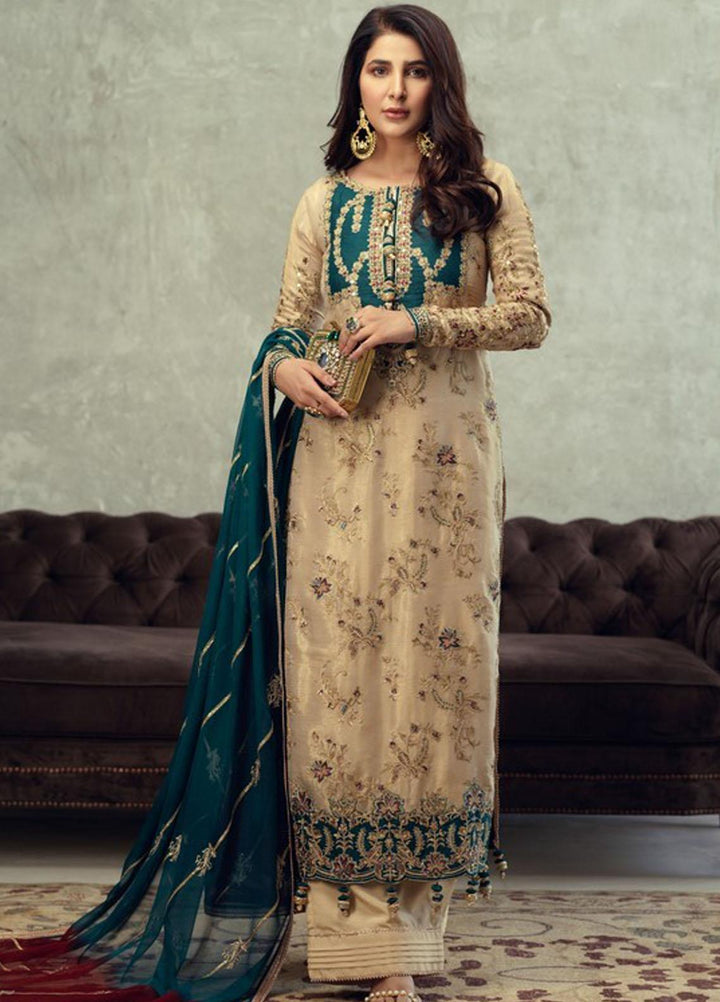 Asim Jofa Embroidered Missouri Suits Unstitched 3 Piece AJ21C-2 AJLE-22 - Festive Collection