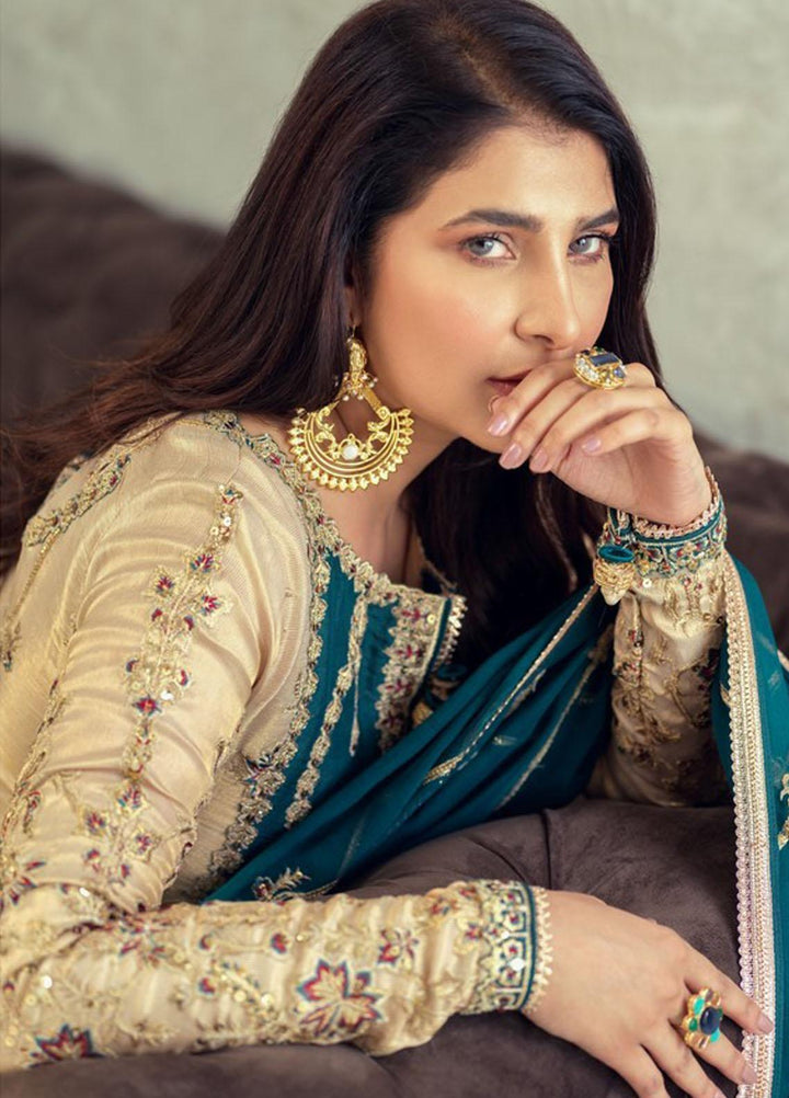 Asim Jofa Embroidered Missouri Suits Unstitched 3 Piece AJ21C-2 AJLE-22 - Festive Collection