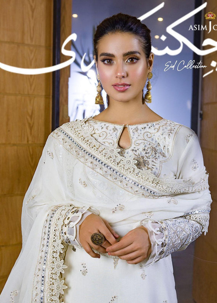 Asim Jofa Embroidered Lawn Suits Unstitched 3 Piece AJ22E AJCK-10 - Eid Collection