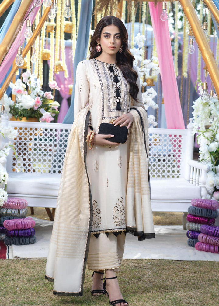 Asim Jofa Embroidered Lawn Suits Unstitched 3 Piece AJ21E 05 - Festive Collection