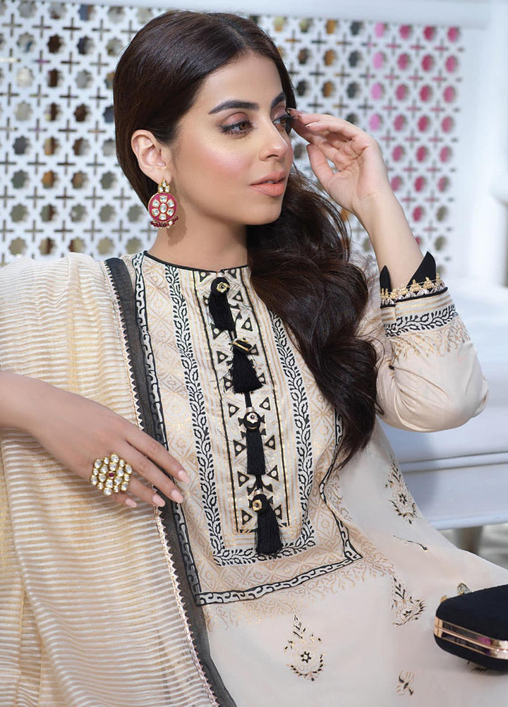 Asim Jofa Embroidered Lawn Suits Unstitched 3 Piece AJ21E 05 - Festive Collection