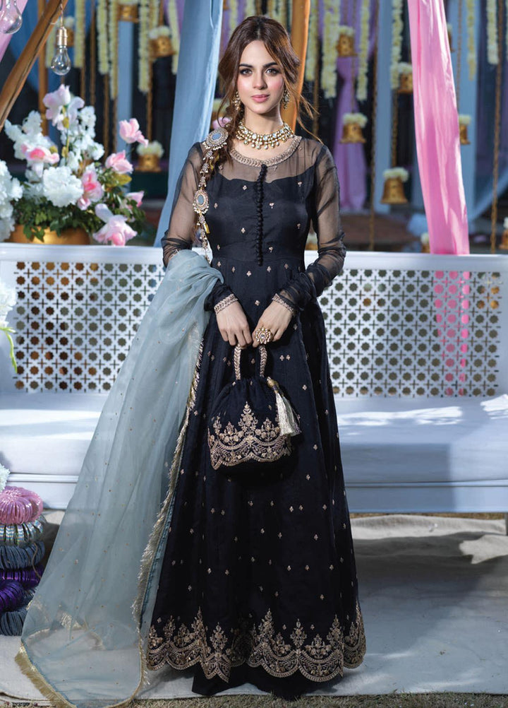 Asim Jofa Embroidered Organza Suits Unstitched 3 Piece AJ21E 11 - Festive Collection