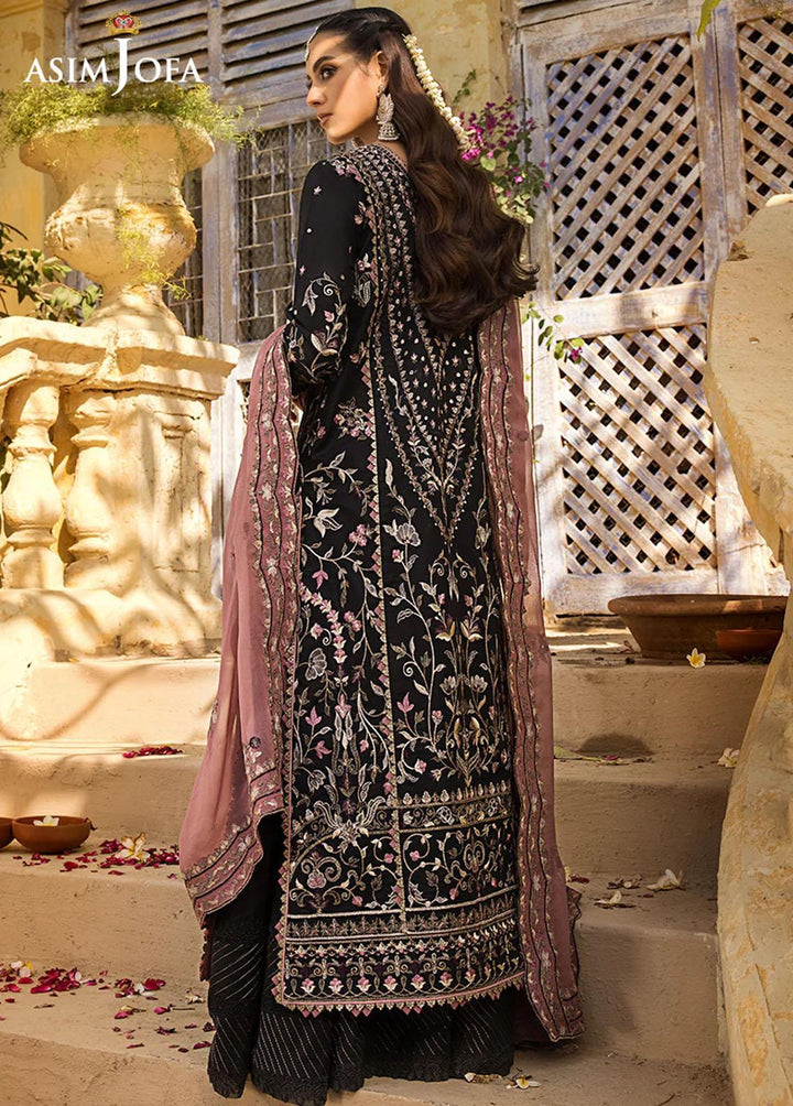 Asim Jofa Embroidered Lawn Suits Unstitched 3 Piece AJ23EL AJLR-05 - Luxury Lawn Collection