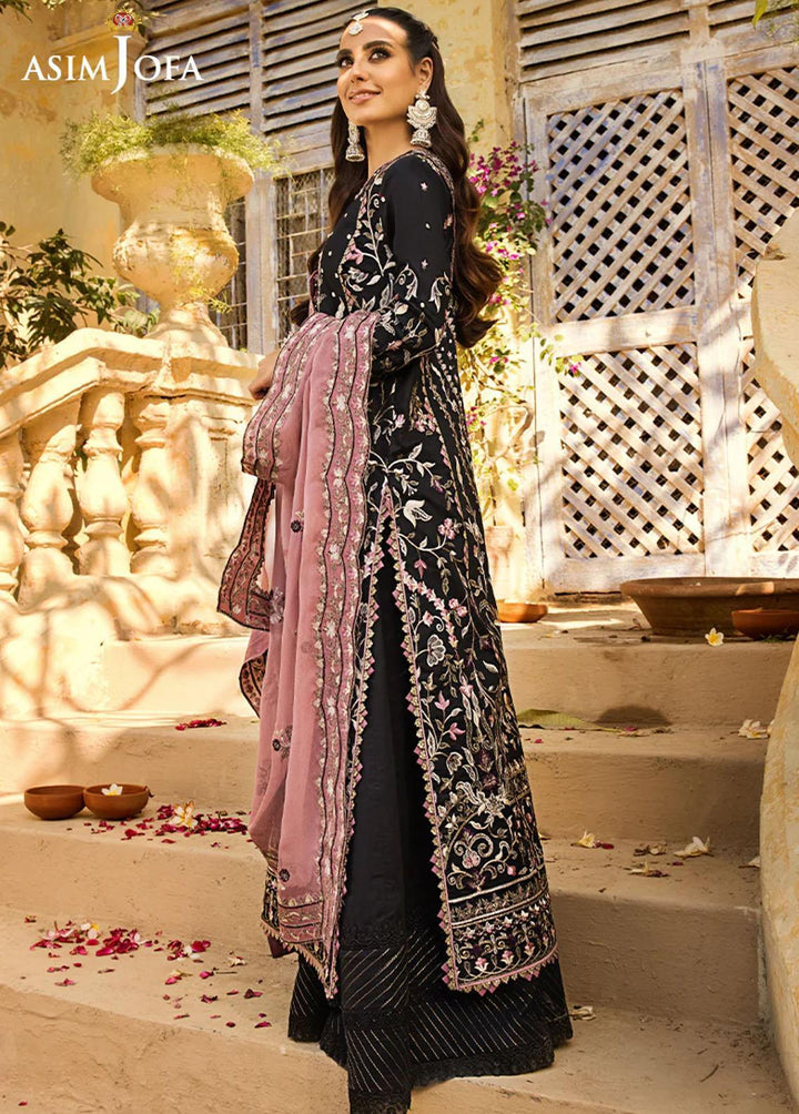 Asim Jofa Embroidered Lawn Suits Unstitched 3 Piece AJ23EL AJLR-05 - Luxury Lawn Collection