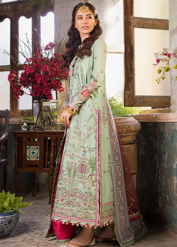 Asim Jofa Embroidered Lawn Suits Unstitched 3 Piece AJ23EL AJLR-10 - Luxury Lawn Collection