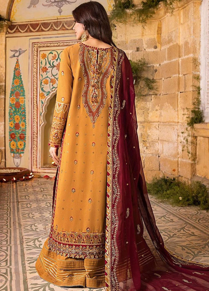 Asim Jofa Embroidered Lawn Suits Unstitched 3 Piece AJ23EL AJLR-20 - Luxury Lawn Collection