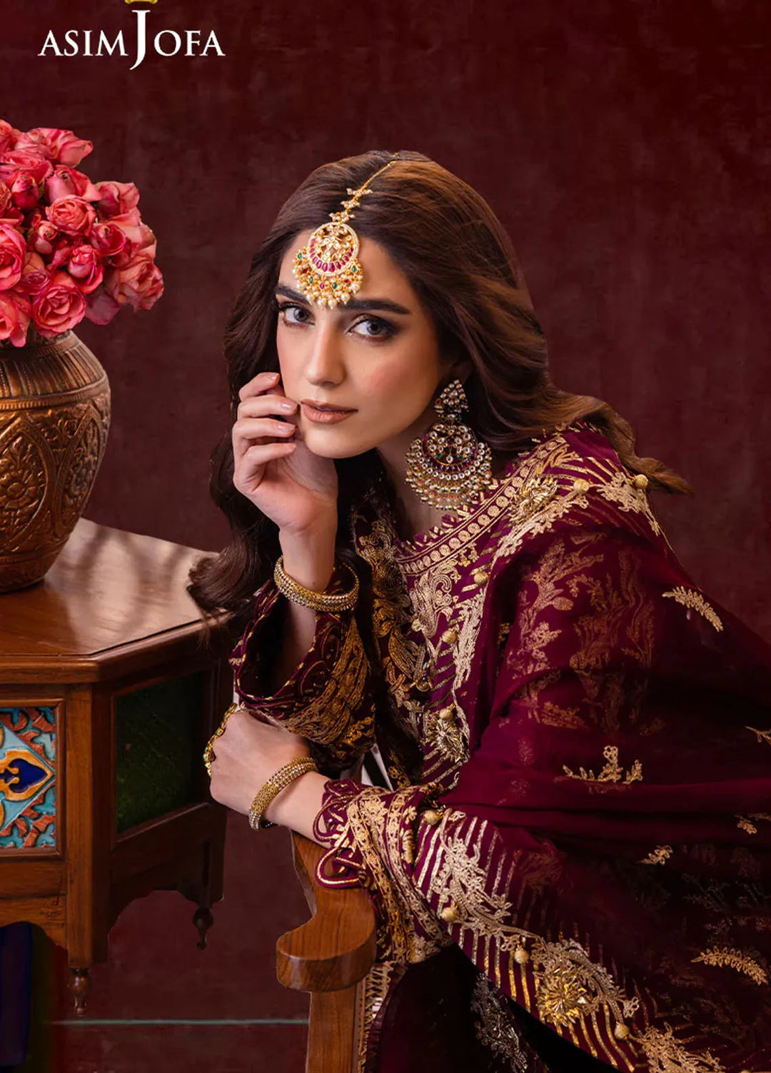 Asim Jofa Embroidered Cambric Suits Unstitched 3 Piece AJ24LE AJFILE-03 - Fall Collection