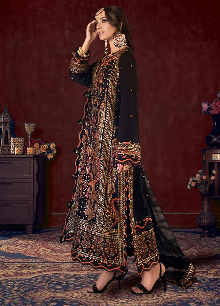 Asim Jofa Embroidered Cambric Suits Unstitched 3 Piece AJ24LE AJFILE-05 - Fall Collection