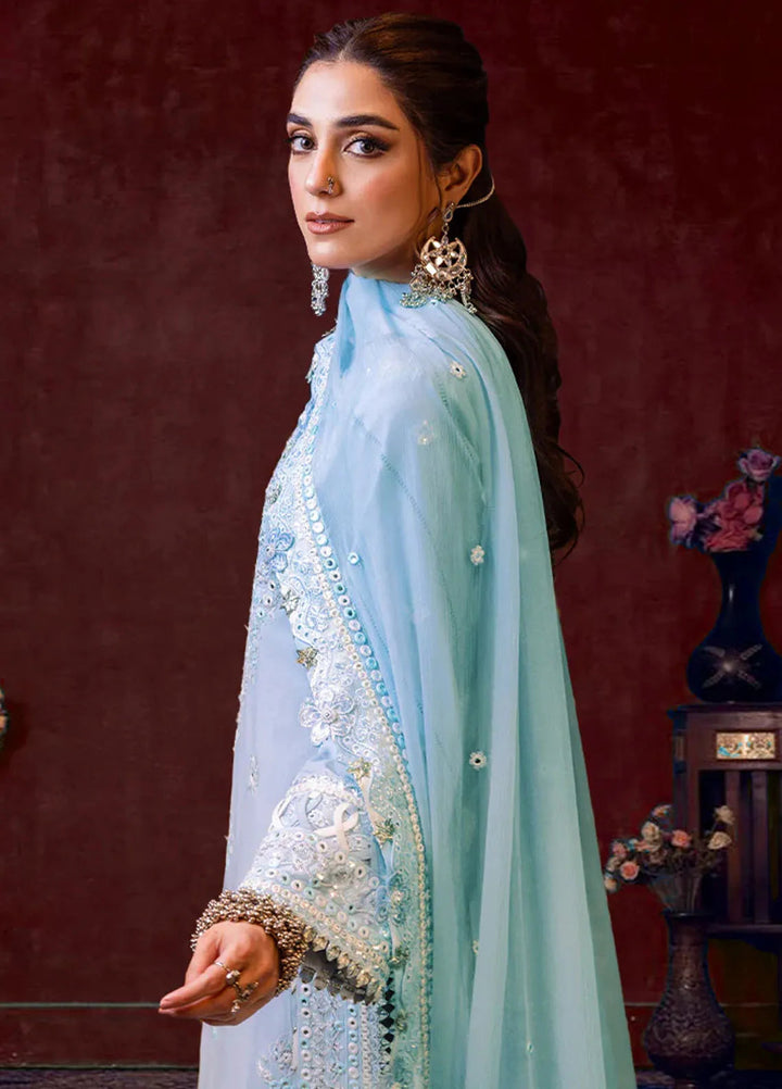 Asim Jofa Embroidered Cambric Suits Unstitched 3 Piece AJ24LE AJFILE-12 - Fall Collection