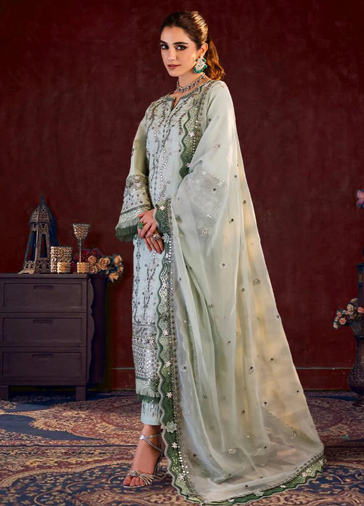 Asim Jofa Embroidered Cambric Suits Unstitched 3 Piece AJ24LE AJFILE-17 - Fall Collection