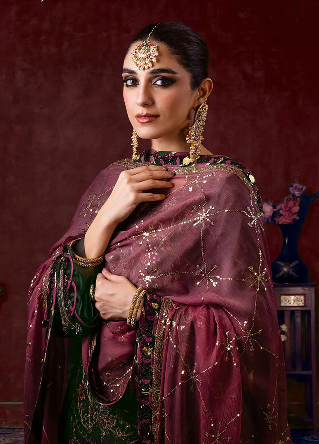Asim Jofa Embroidered Cambric Suits Unstitched 3 Piece AJ24LE AJFILE-23 - Fall Collection