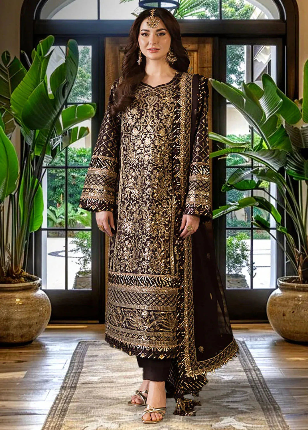 Asim Jofa Embroidered Cambric Suits Unstitched 3 Piece AJ24LE2 AJFILE-04 - Formals Collection