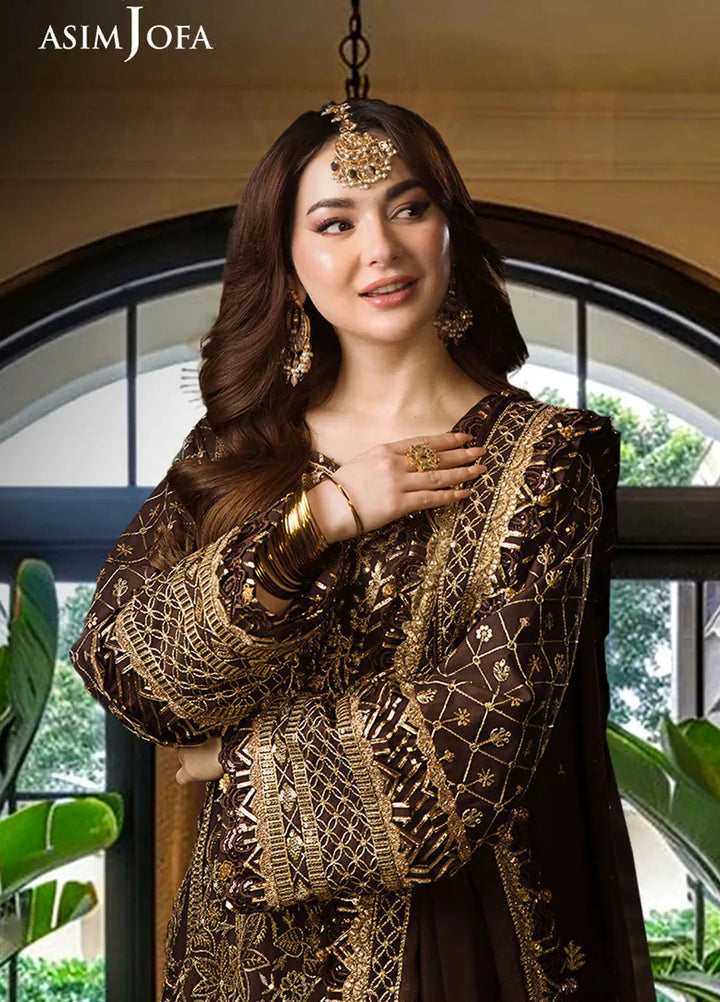 Asim Jofa Embroidered Cambric Suits Unstitched 3 Piece AJ24LE2 AJFILE-04 - Formals Collection