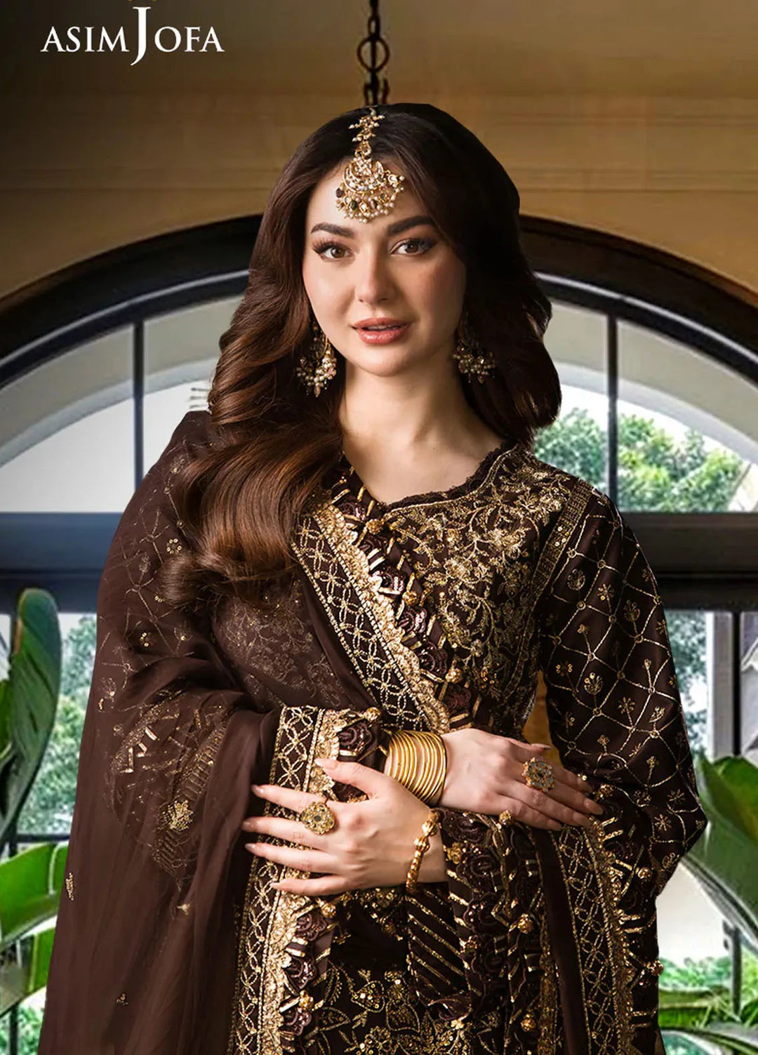 Asim Jofa Embroidered Cambric Suits Unstitched 3 Piece AJ24LE2 AJFILE-04 - Formals Collection