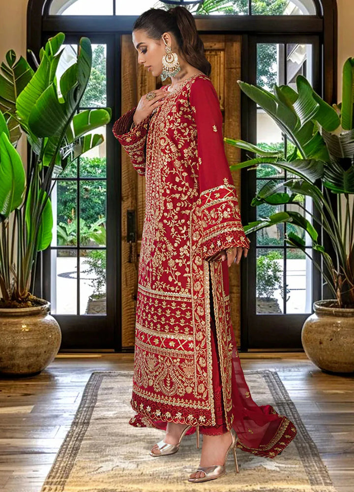 Asim Jofa Embroidered Cambric Suits Unstitched 3 Piece AJ24LE2 AJFILE-10 - Formals Collection