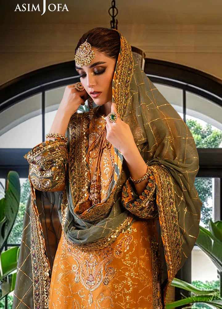 Asim Jofa Embroidered Cambric Suits Unstitched 3 Piece AJ24LE2 AJFILE-26 - Formals Collection