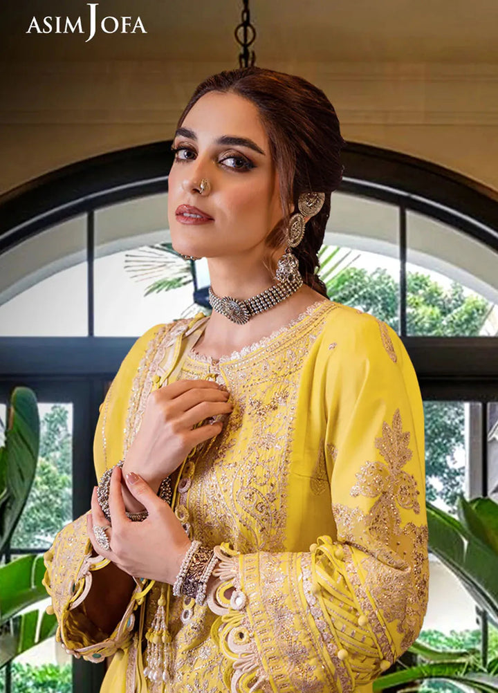 Asim Jofa Embroidered Cambric Suits Unstitched 3 Piece AJ24LE2 AJFILE-29 - Formals Collection