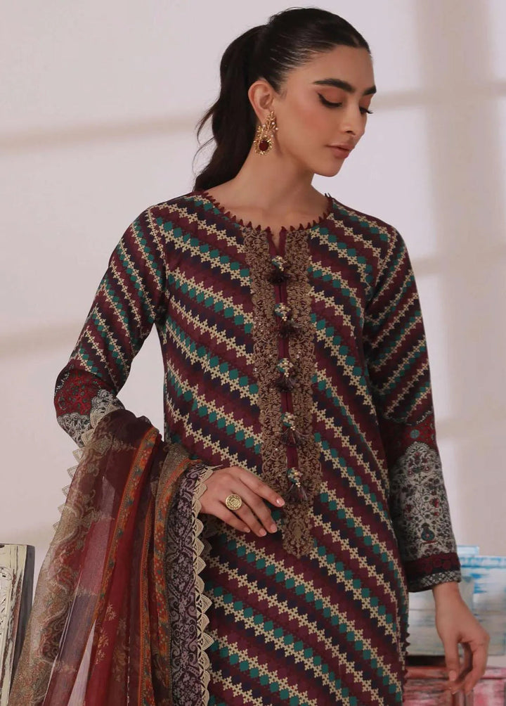 Asim Jofa Embroidered Cambric Unstitched Suit 2 Piece AJ23BP AJBP-22 - Summer Collection
