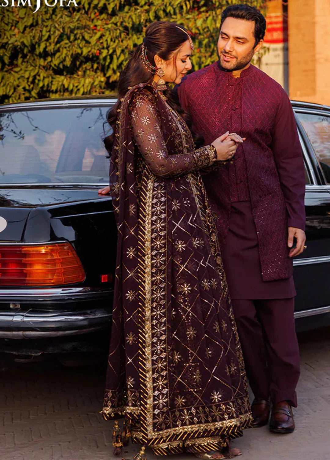 Asim Jofa Embroidered Chiffon Suits Unstitched 3 Piece AJ24CE AJCE-05 - Formal Collection