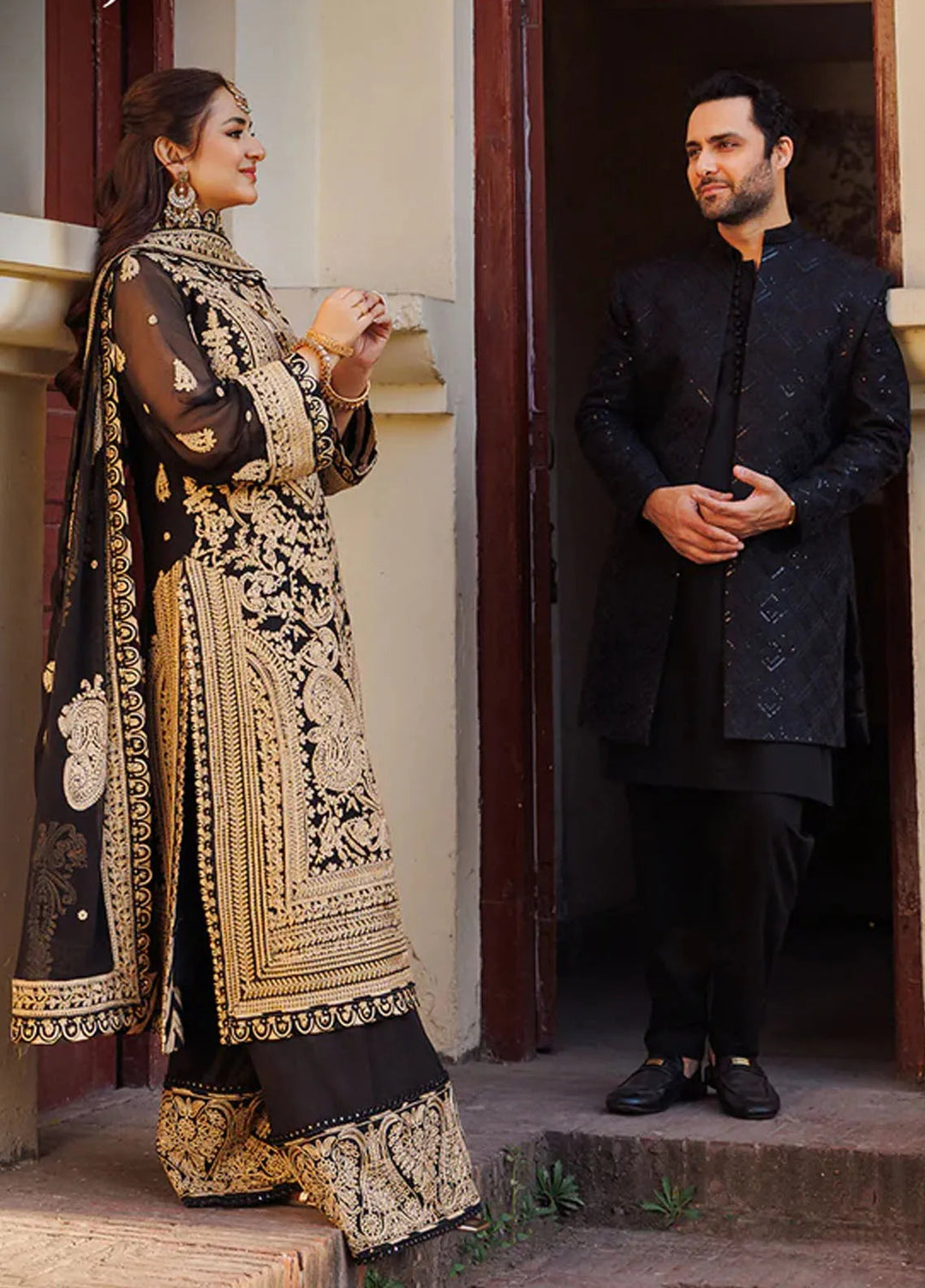 Asim Jofa Embroidered Chiffon Suits Unstitched 3 Piece AJ24CE AJCE-06 - Formal Collection