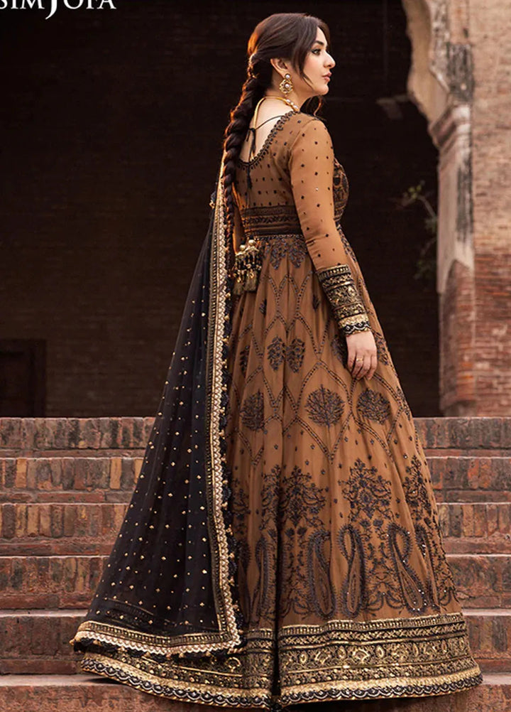 Asim Jofa Embroidered Chiffon Suits Unstitched 3 Piece AJ24CE AJCE-11 - Formal Collection