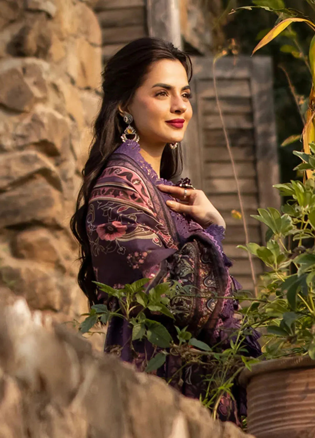 Asim Jofa Embroidered Khaddar Suits Unstitched 3 Piece AJ24UW AJUW-05 - Winter Collection