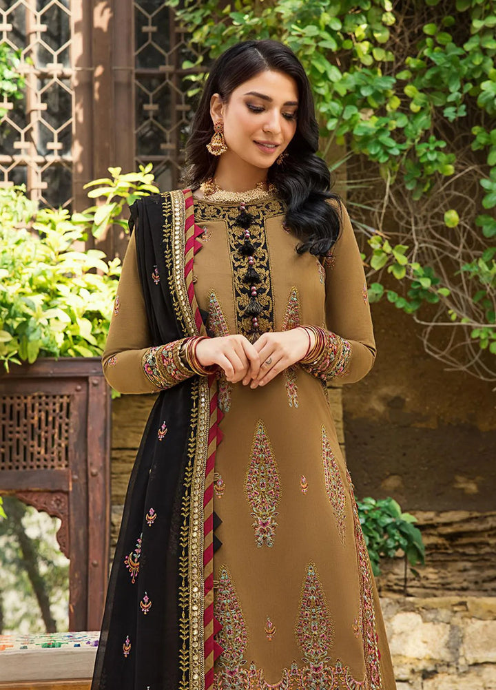 Asim Jofa Embroidered Lawn Unstitched Suit 3 Piece AJ23EL AJLR-09 - Luxury Lawn Collection