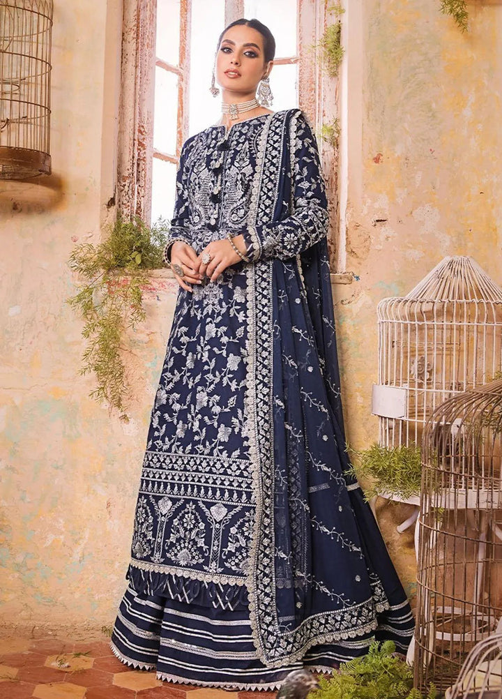 Asim Jofa Embroidered Lawn Unstitched Suit 3 Piece AJ23EL AJLR-26 - Luxury Lawn Collection