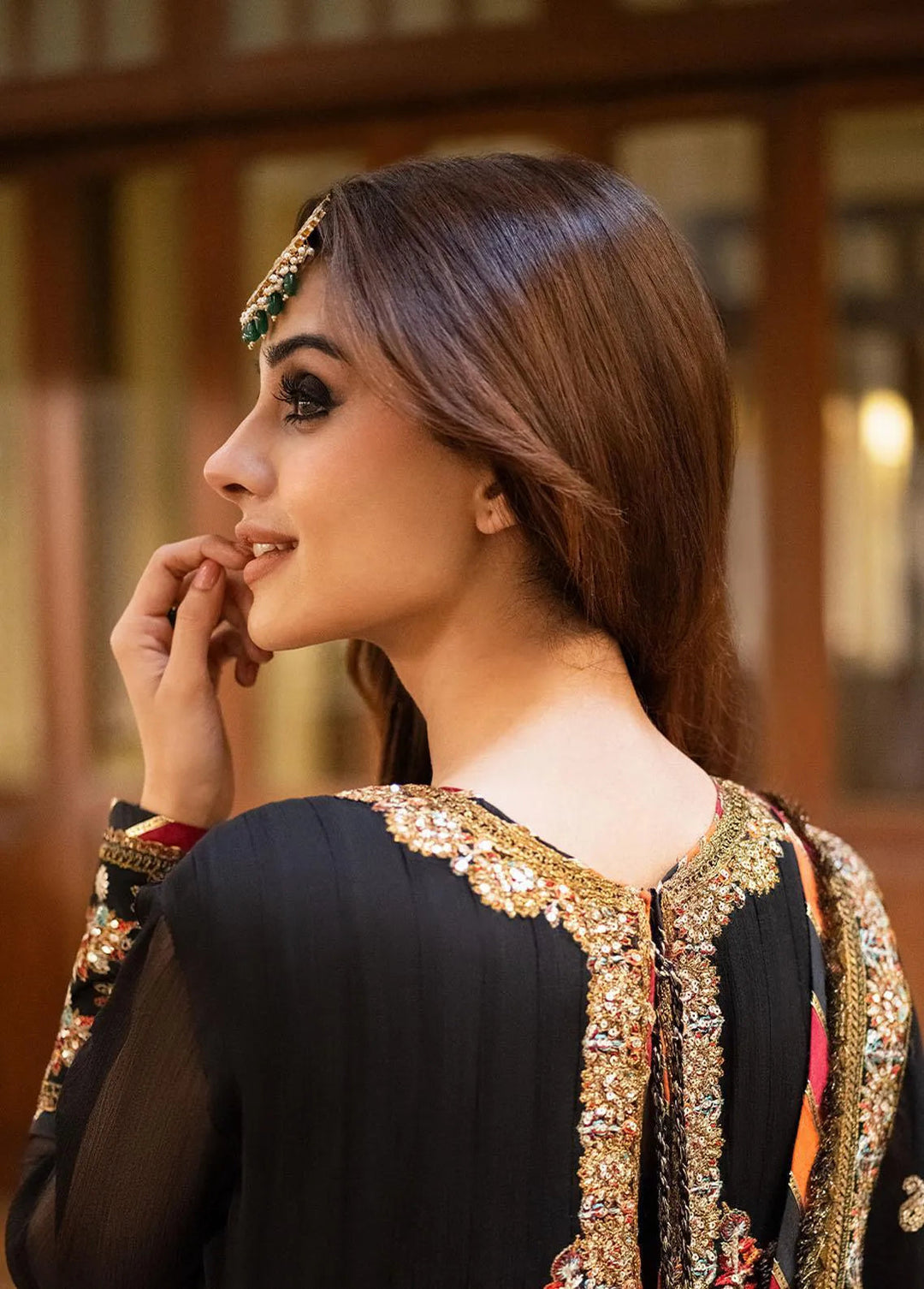 Asim Jofa Embroidered Unstitched Suit 3 Piece AJ23EF AJKM-01 - Festive Collection