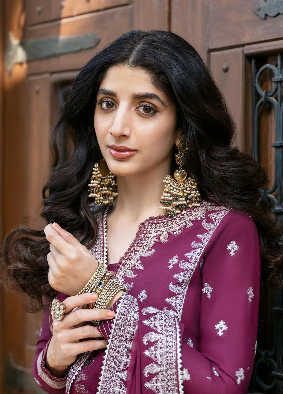 Asim Jofa Embroidered Unstitched Suit 3 Piece AJ23EF AJKM-02 - Festive Collection