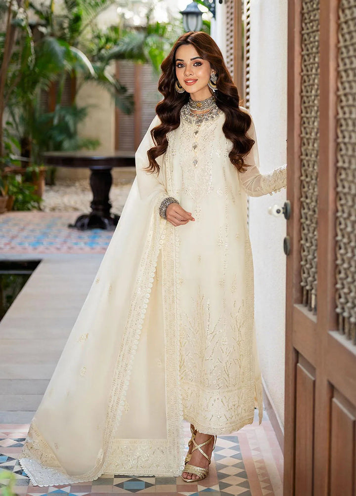 Asim Jofa Embroidered Unstitched Suit 3 Piece AJ23EF AJKM-05 - Festive Collection