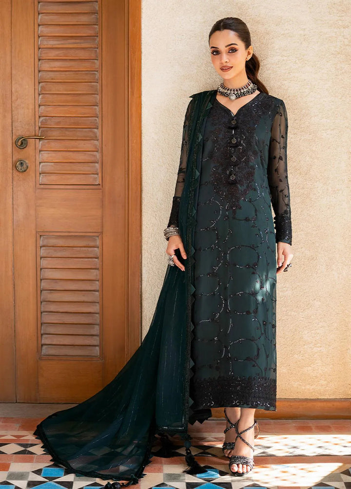 Asim Jofa Embroidered Unstitched Suit 3 Piece AJ23EF AJKM-07 - Festive Collection