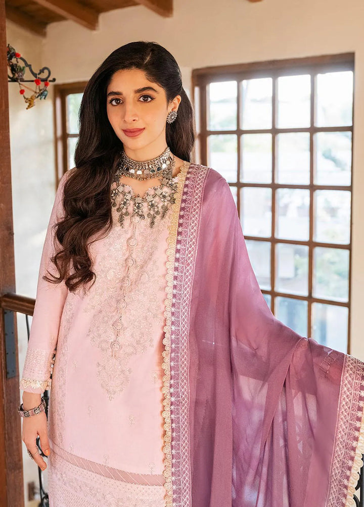 Asim Jofa Embroidered Unstitched Suit 3 Piece AJ23EF AJKM-08 - Festive Collection